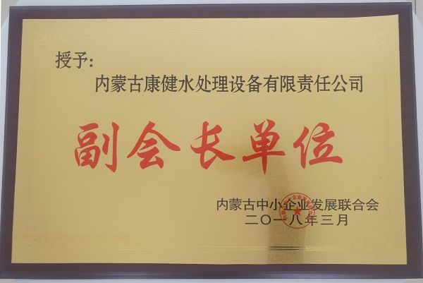 內蒙古中小企業聯合會副會長單位